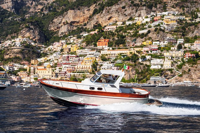 Amalfi Coast Boat Tour With Pickup From Sorrento Area Hotels - Group Size and Duration