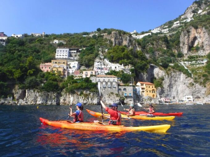 Amalfi Coast: Kayak Tour With Snorkeling and Grottoes Visit - Booking Flexibility