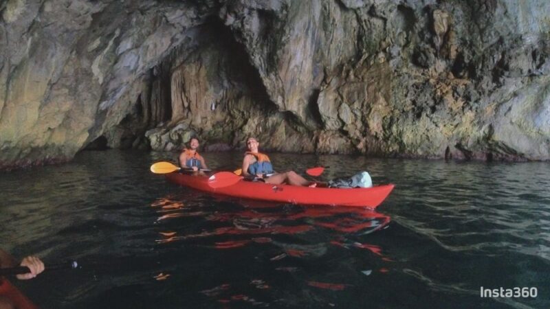Amalfi: Kayak/Snorkel Tour to Pandora Cave With Lemon Spritz - Itinerary Highlights