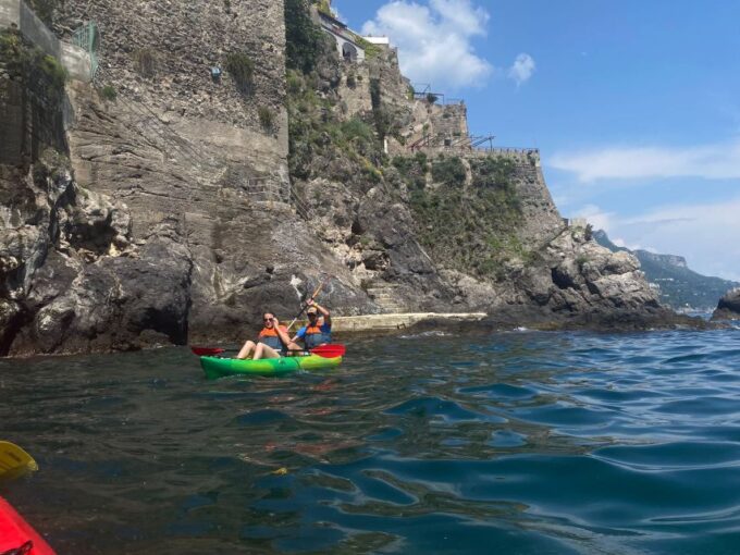 Amalfi: Kayak/Snorkel Tour to Pandora Cave With Lemon Spritz - Exploring Pandora Cave
