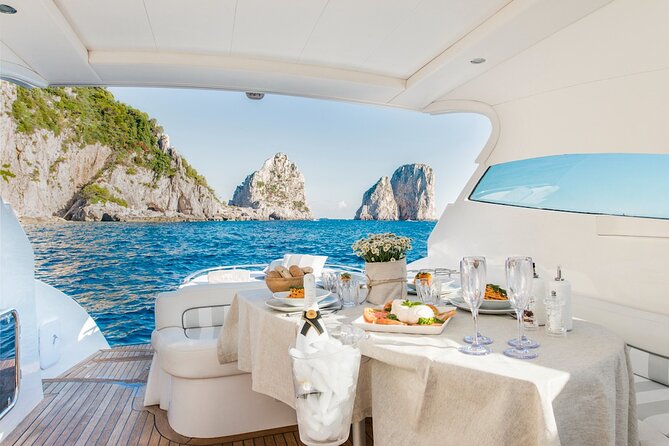 Amalfi Private Boat Tour From Sorrento or Positano Yacht Klase 50 - Snacks and Beverages
