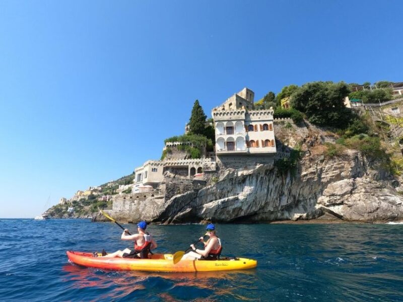 Amalfi: Sea Caves and Beaches Kayaking Tour With Snorkeling - Meeting Point and Logistics