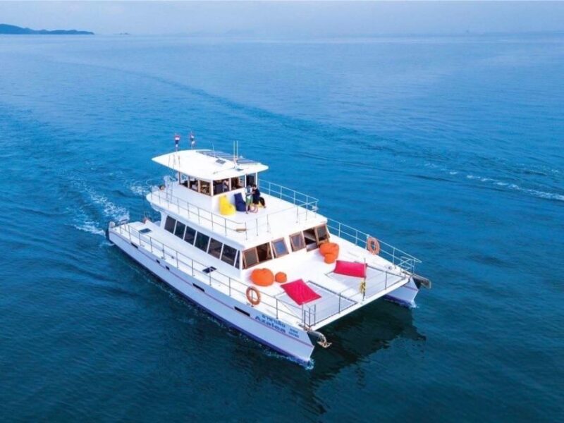 Amazing Coral Island & Sunset Dinner With Power Catamaran - Itinerary and Activities