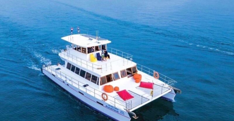 Amazing Coral Island & Sunset Dinner With Power Catamaran - Key Points