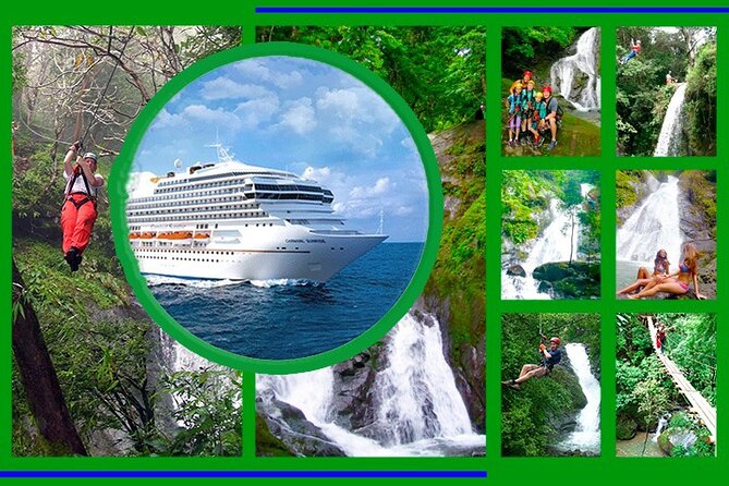 Amazing Mega Zipline (25 Lines) Over 11 Waterfalls/ Puntarenas Pier - Key Points