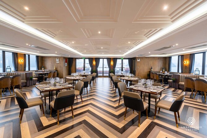 Ambassador Cruise The Largest Day Cruise in Halong Bay - Elegant Ship With Luxury Amenities