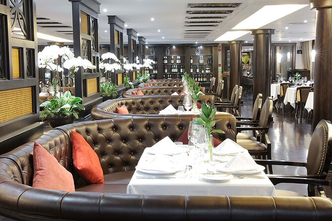 AMBASSADOR CRUISE The Largest Ship in Halong Bay Heritage 2D1N - Included Amenities and Activities