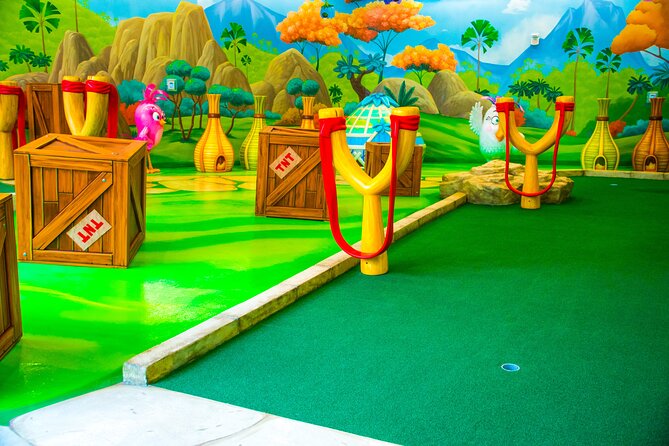American Dream Angry Birds Indoor Mini Golf Ticket - Food and Refreshments