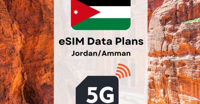 Amman: Esim Internet Data Plan for Jordan 4g/5g - Affordable and Tailored Data Packages
