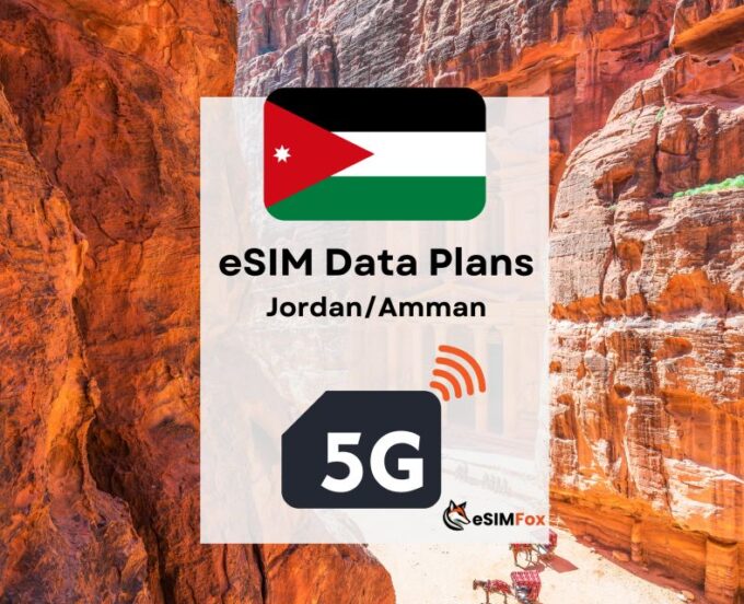 Amman: Esim Internet Data Plan for Jordan 4g/5g - Effortless Navigation With Online Maps