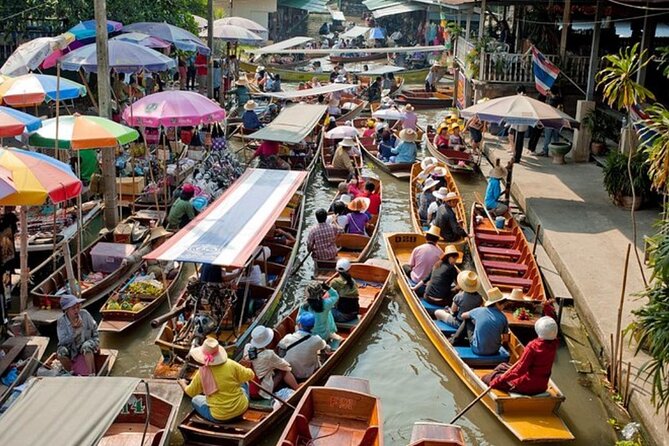 Amphawa Floating Market and Maeklong Train Market Tour - Maeklong Railway Market