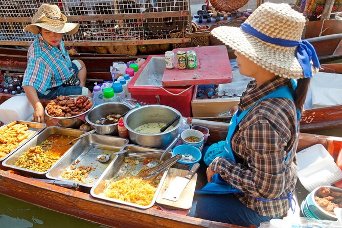 Amphawa Floating Market & Maeklong Railway Train Market Tour - Amphawa Floating Market Experience