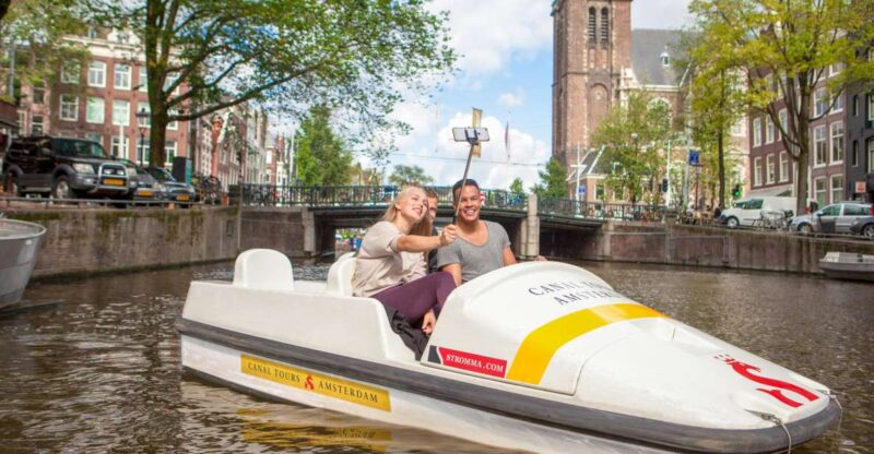 Amsterdam: 1 Hour Pedal Boat Rental - Key Points