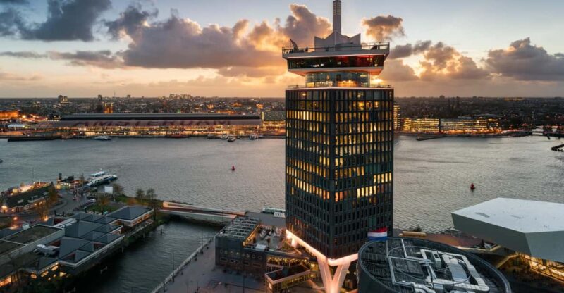Amsterdam: ADAM Lookout Entry Ticket and Dinner Voucher - Dining Experience