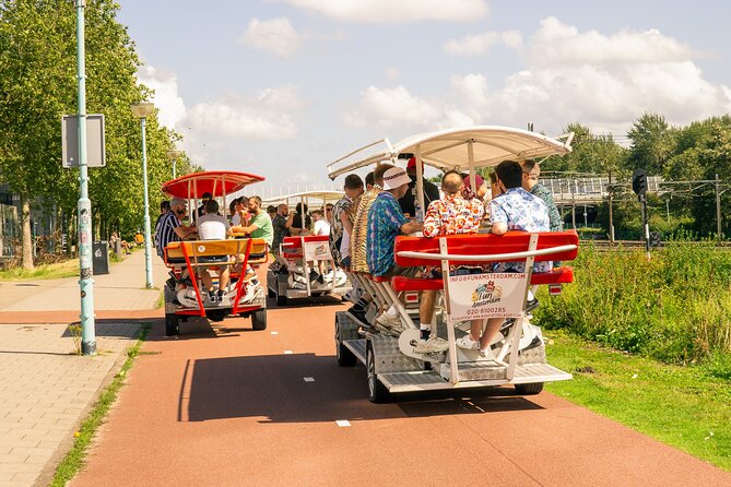 Amsterdam Beer Bike Blast Private Tour - With Beer On Tap - Beer Bike Experience