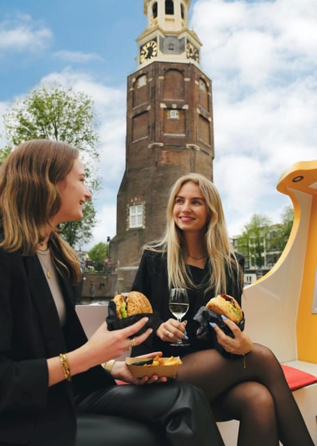 Amsterdam: Burger Cruise With Restaurant Beers & Barrels - Dining Experience