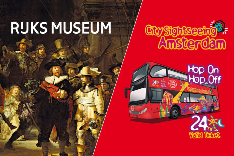 Amsterdam: Combo Rijksmuseum & Hop-On Hop-Off Bus - Route Details