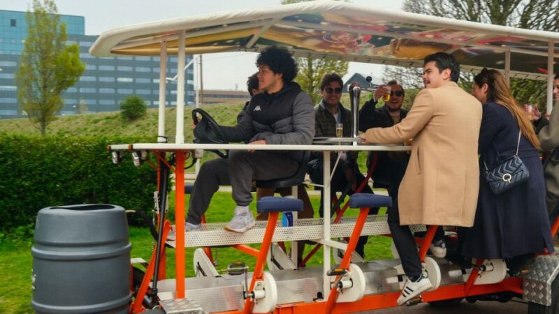 Amsterdam: Dutch Beer Bike Blast Tour With Onboard Bar - Pricing and Reservations