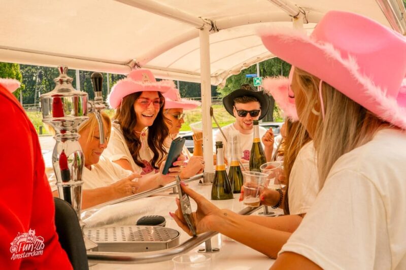 Amsterdam: Dutch Prosecco Party Bike - Pricing and Reservations