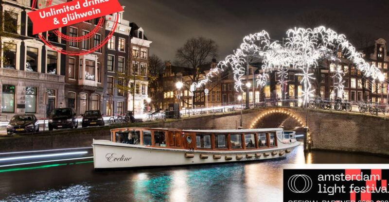 Amsterdam: Light Festival All-Inclusive Canal Cruise - Experience Highlights
