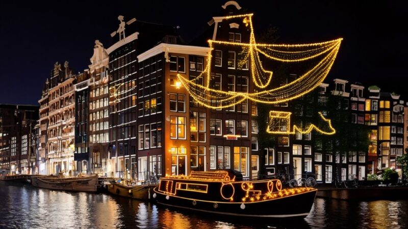 Amsterdam: Light Festival Boat Tour With Snacks and Drinks - Illuminated Artworks of the Festival