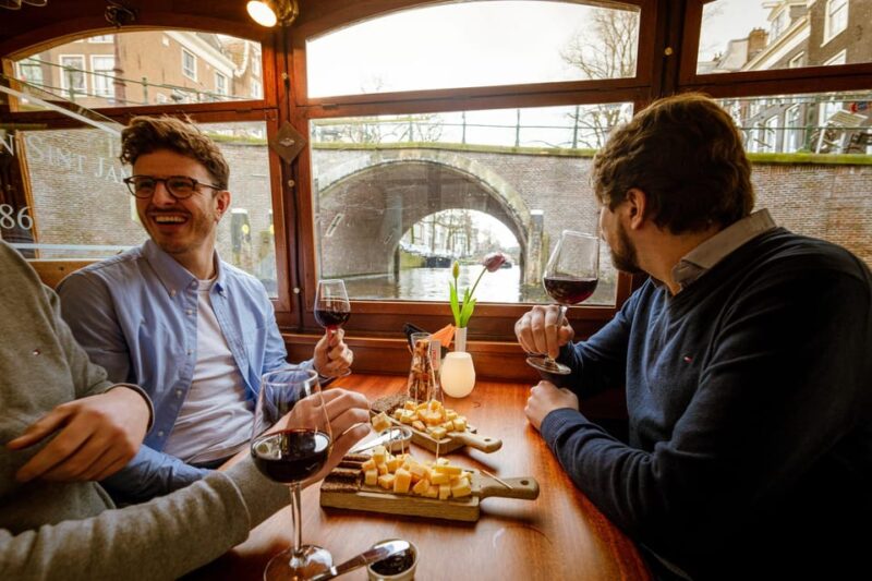 Amsterdam: Luxury Cheese & Wine Cruise With Unlimited Drinks - Key Points