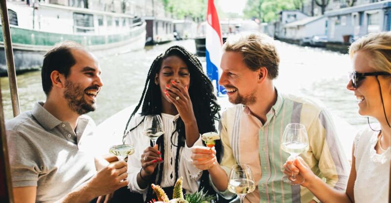 Amsterdam: Luxury Cheese & Wine Cruise With Unlimited Drinks - Cruise Features