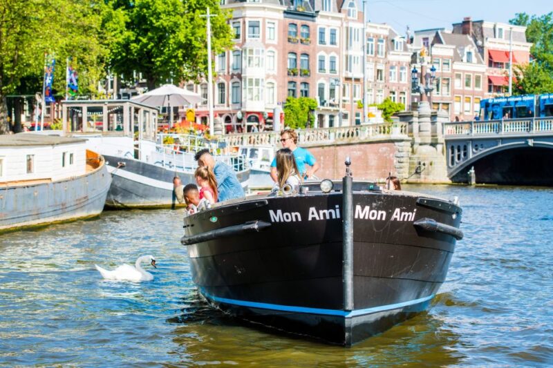 Amsterdam: Open Boat Canal Cruise With Local Guide - Itinerary Highlights