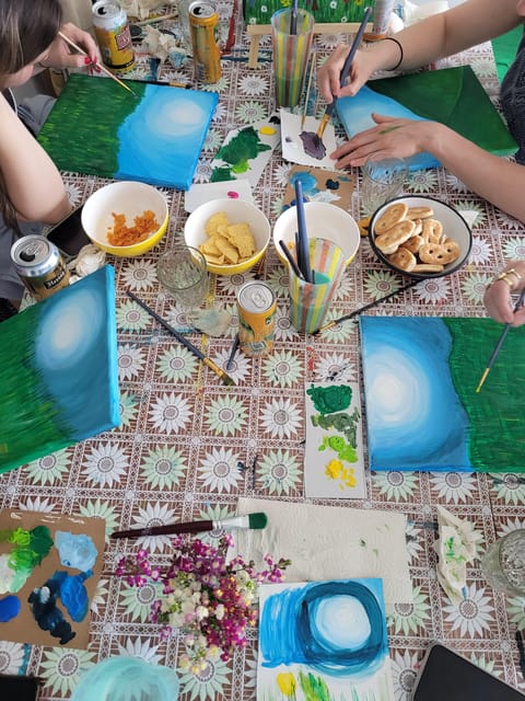 Amsterdam: Paint and Sip Workshop for Bachelor(ette) Parties - Key Points