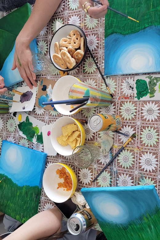Amsterdam: Paint and Sip Workshop for Bachelor(ette) Parties - Included in the Price