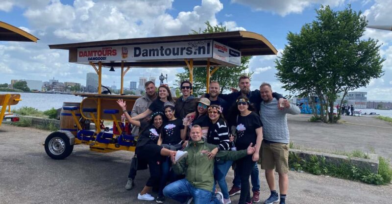 Amsterdam: Party Bike Tour With Beer - Key Points