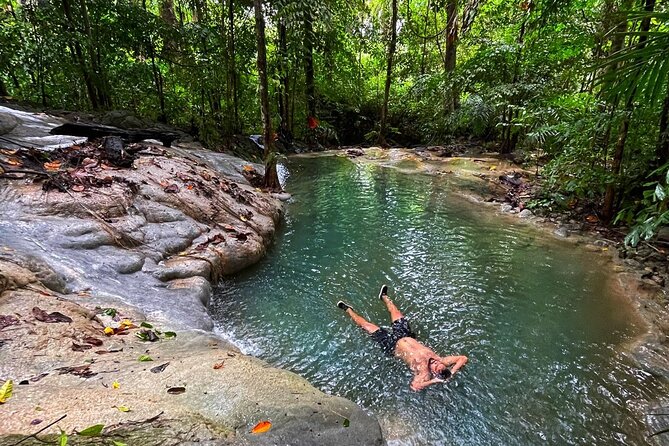 Ancient Lava Stream Trek Through Dense Tropical Forest. - Key Points