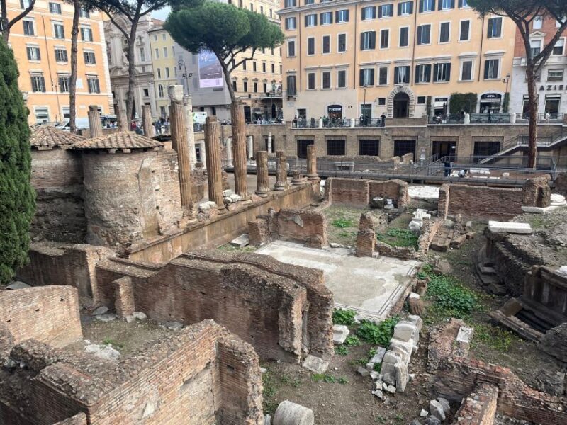 Ancient Rome: Archeological Area Largo Argentina - Prohibited Items