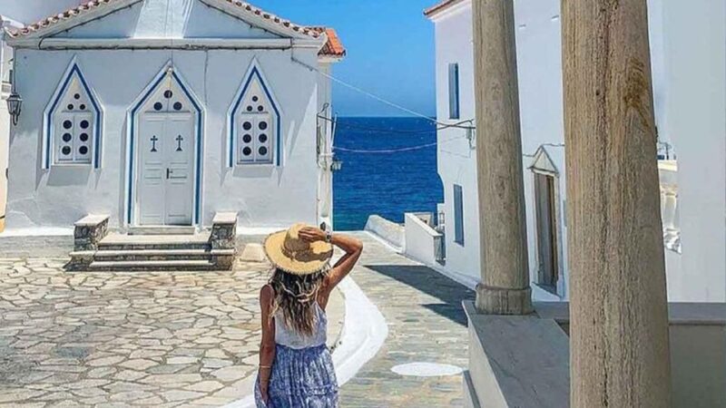 Andros Town, Pythara Falls, Menites Springs: Half-Day Tour - Key Stops