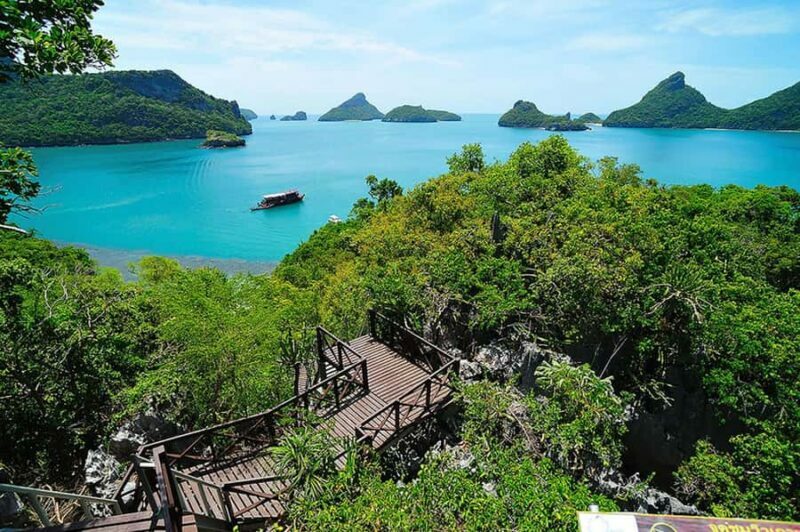 Ang Thong Full-Day Cruise with Sunset by The Red Baron Boat - Key Points