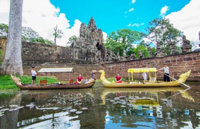 Angkor Bike Tour & Gondola Sunset Boat W/ Drinks & Snack - Angkor Temple Pass