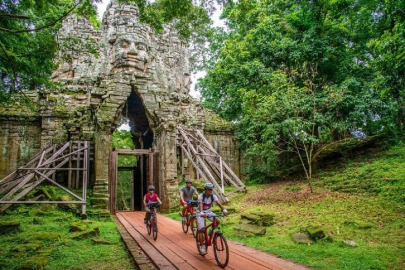 Angkor Bike Tour & Gondola Sunset Boat With Drinks & Snack - Inclusions