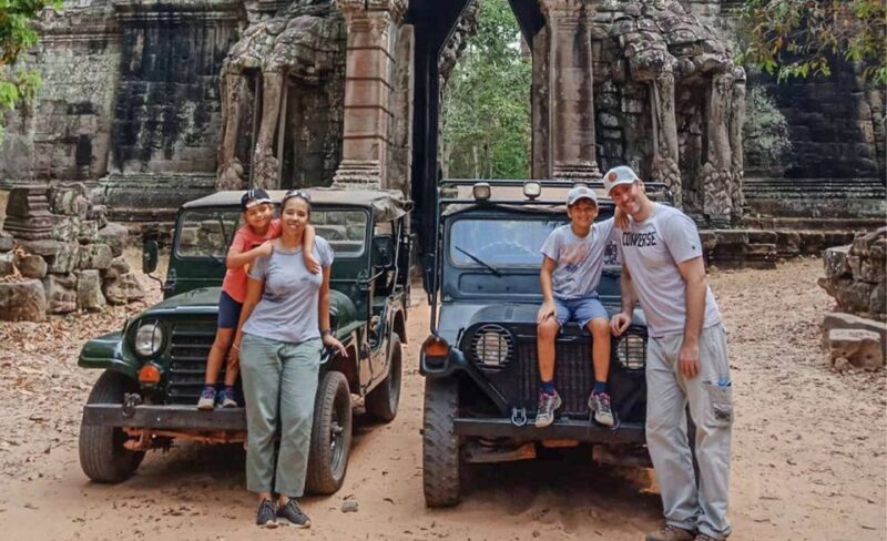 Angkor Wat: Guided Jeep Tour Inclusive Lunch at Local House - Included Amenities