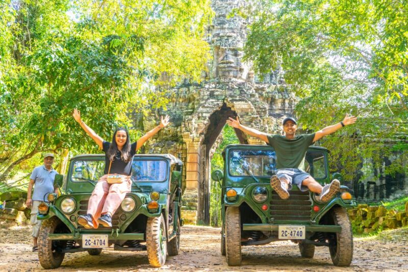 Angkor Wat: Sunrise Jeep Tour With Breakfast and Lunch - Inclusions