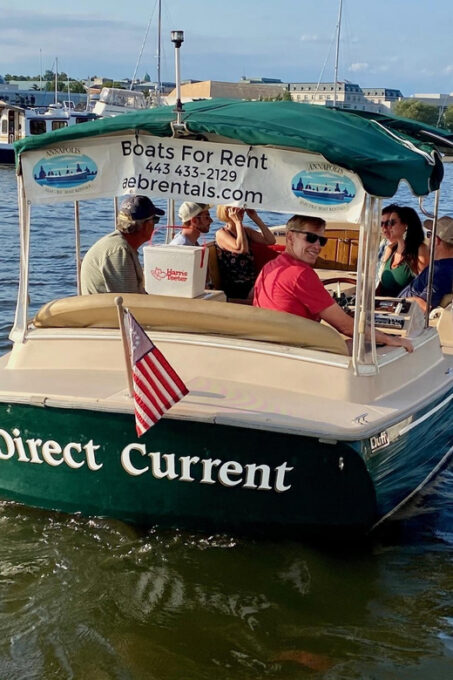 Annapolis: Electric Boat Rental - Duffy Sun Cruiser - 10ppl - What to Expect