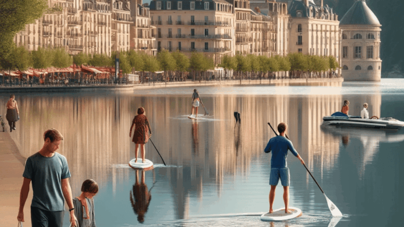 Annecy - Stand up Paddle and Shopping at Courier - Key Points