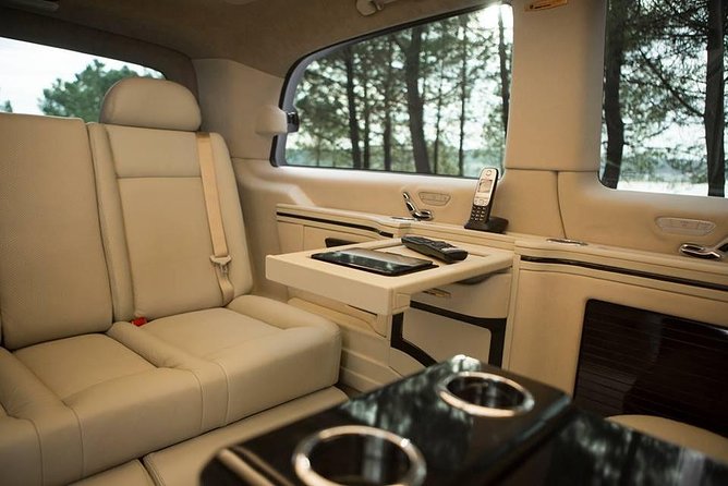 Antalya Airport (AYT) to Turkler Transfer - VIP Minivan - Vehicle and Amenities