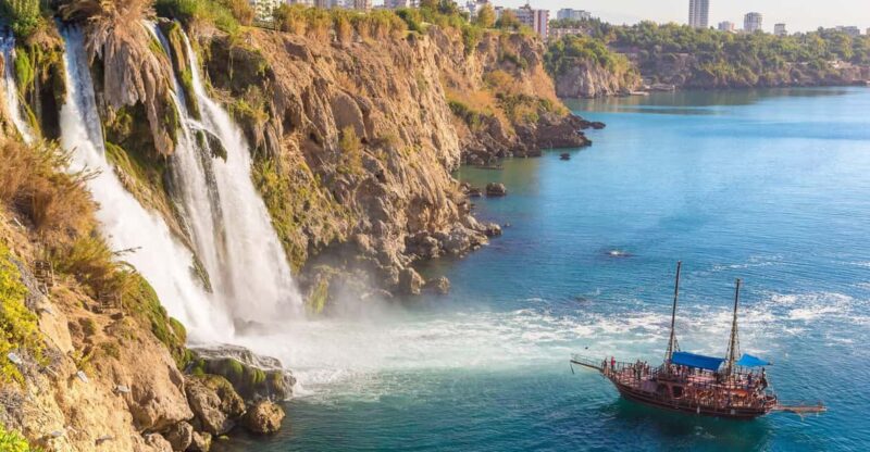 Antalya: Beach & Waterfalls Boat Trip W/ Lunch & Soft Drinks - Highlights of the Experience