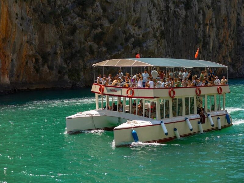 Antalya Green Canyon With Lunch and Boat Tour - Key Points