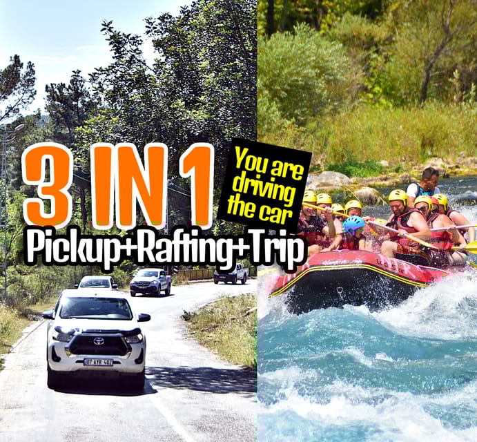 Antalya: Guided Self-Driven Jeep Tour With Rafting and Lunch - End of Tour