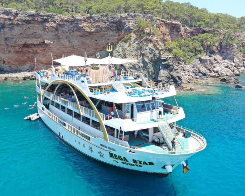Antalya & Kemer: Megastar Catamaran Cruise With Foam Party - Itinerary and Stops