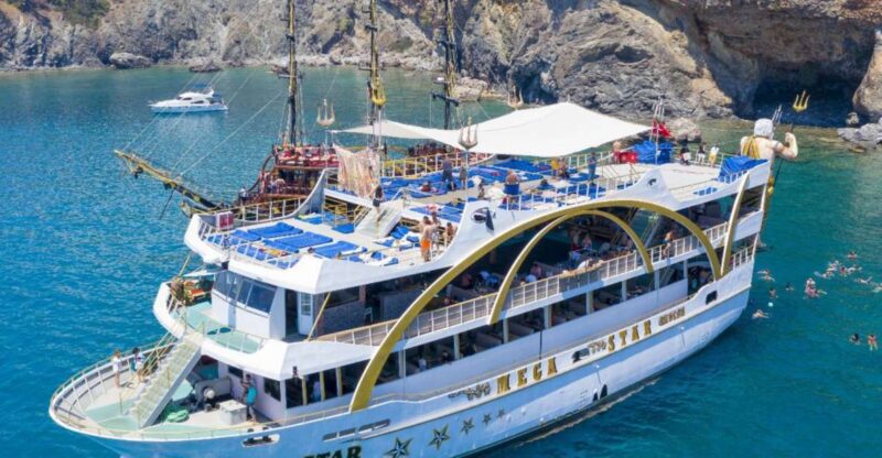 Antalya & Kemer: Megastar Catamaran Cruise With Foam Party - Activities and Highlights
