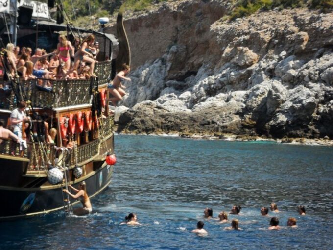 Antalya & Kemer: Pirate Boat Tour With Foam Party & Swimming - Frequently Asked Questions