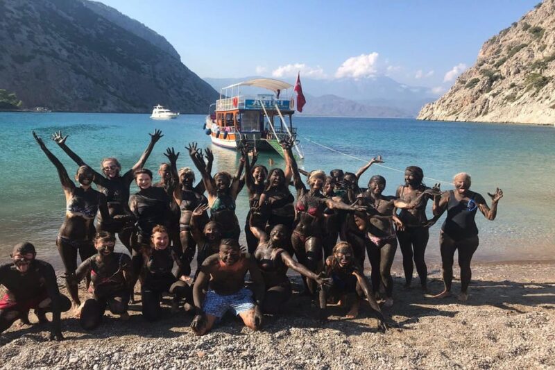 Antalya/Kemer: Porto Genoese Boat Trip & Mud Bath With Lunch - Itinerary and Experience