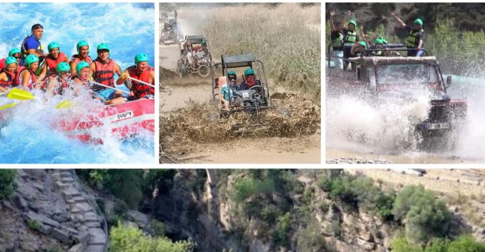 Antalya: Rafting Jeep Buggy&Quad Safari Zipline Canyon Visit - Jeep Safari Experience